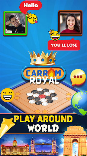 Carrom Royal: Disc Pool King 1
