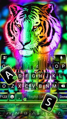 最新版、クールな Rainbow Neon Tiger のテのおすすめ画像3