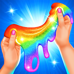 Изображение на иконата за Rainbow Glitter Slime Maker