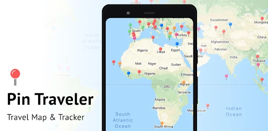 Pin Traveler: World Travel Map &amp; Trip Tracker App