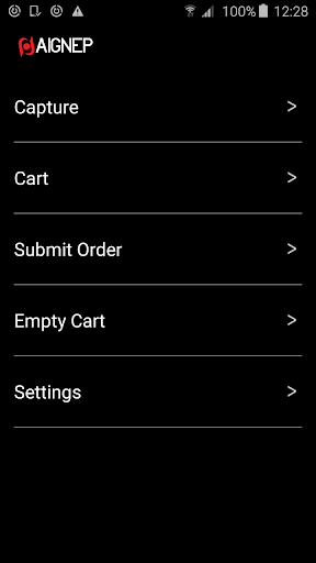 Android application AIGNEP Scan screenshort