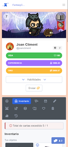 Android application FantasyClass screenshort