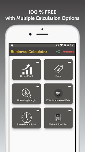 Screenshot of Business Calculator