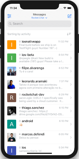 Android application Barl Chat screenshort
