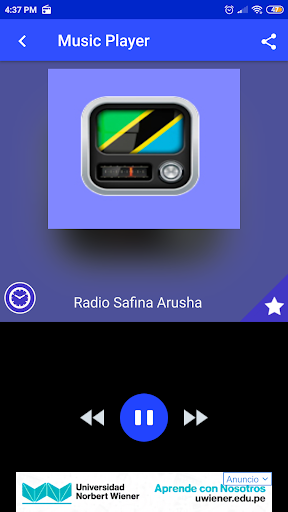 Android application radio safina arusha screenshort