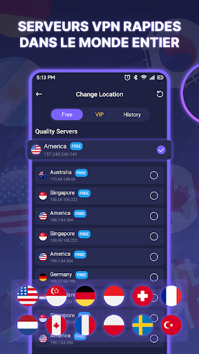 Aperçu de l'application