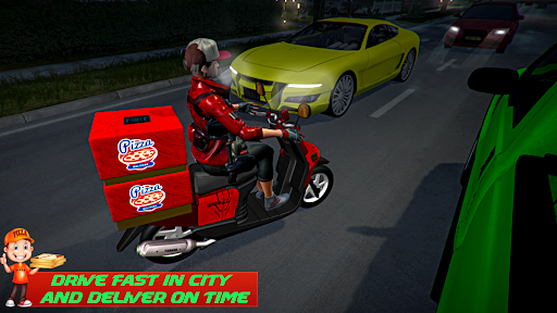 Pizza Delivery Boy：Bike Games androidhappy screenshots 1