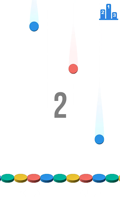 Falling dots - Screenshot 1