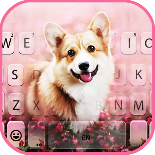 Cute Corgi Keyboard Theme logo