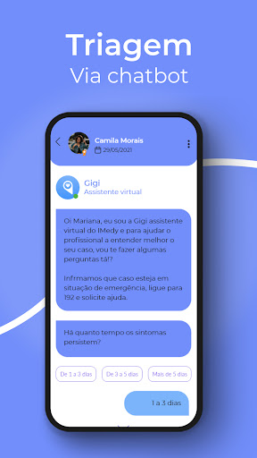 Android application iMedy - Profissional screenshort