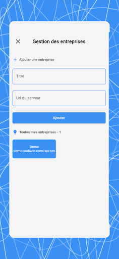 Android application SodiB2B screenshort