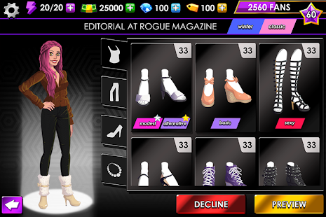 Fashion Fever - Dress Up, Styling and Supermodels 1.2.16 Screenshots 6