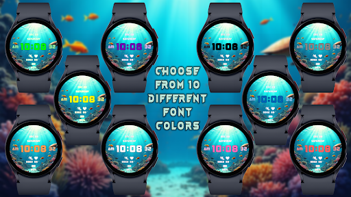 Underwater Life Animated Face Screenshot 1 - AppWisp.com