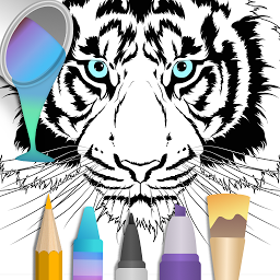 Imagen de icono Animals Coloring Books