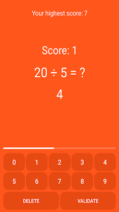 Math Challenge Quiz - Screenshot 2