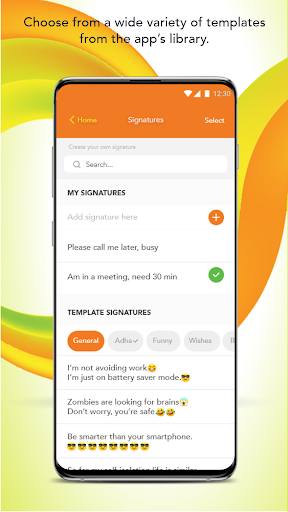 BT Call Signature Screen 2