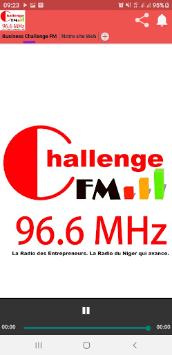 Android application Challenge FM screenshort
