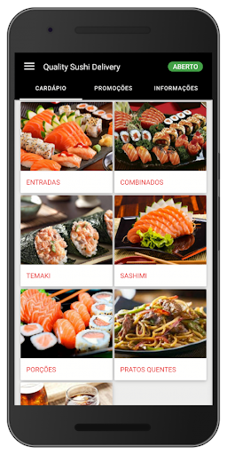 Android application Oga Sushi Delivery screenshort