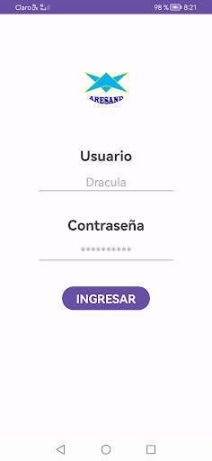Android application ARESAND screenshort