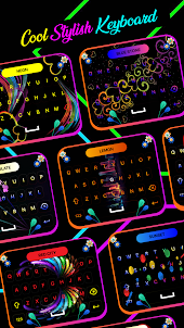 Neon LED Keyboard RGB Emoji