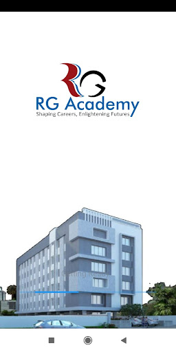 Android application RG ACADEMY screenshort