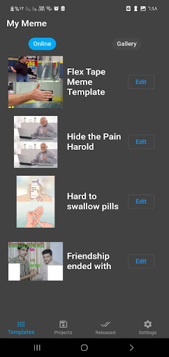 Meme Maker Screen 2
