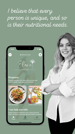 Android application Elena Nutritionist screenshort