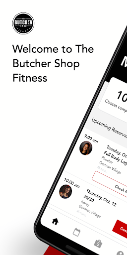 Android application The Butcher Shop Fitness screenshort