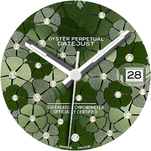 Oyster Flowers Watch Face