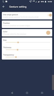 Knobby volume control Screenshot