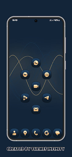 Blue Tiber Icons Screen 3
