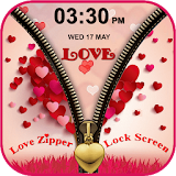 3D Love Zipper Lock Screen icon