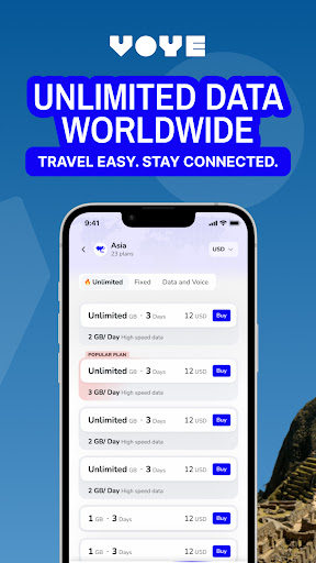 Voye Global - Best Travel eSIM screenshot 5