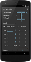screenshot of Steel Weight Calculator