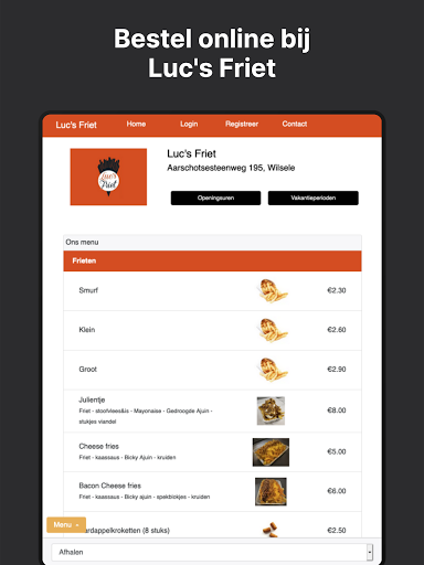 Lucs Friet Screen 3