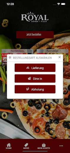 Pizzeria Royal Screen 2