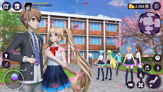 Jogos meninas escola Sakura