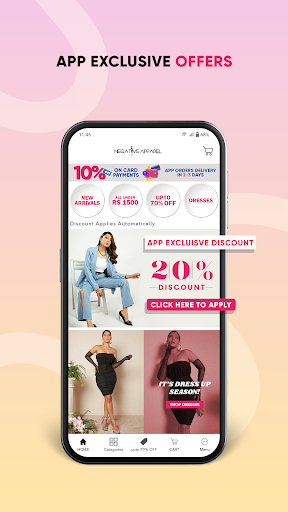 Negative Apparel - Shopping Screen 2