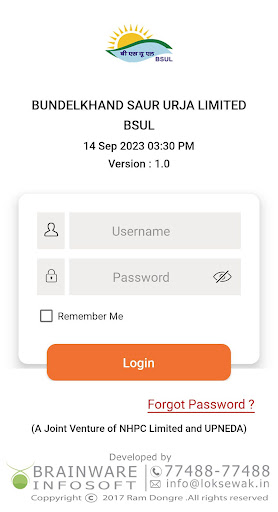 BSUL - Attendance App Screen 2