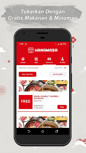 Android application Hanamasa screenshort