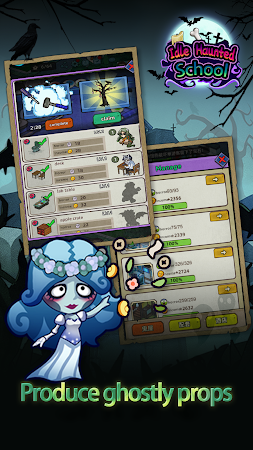 Game screenshot Idle Haunted School-TycoonGame apk download