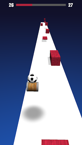 Android application Ball On Barrel- speed rolling screenshort