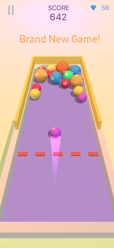 Android application 3D Ball Pop 2048 screenshort