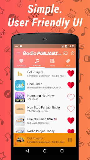 Punjabi Radio HD - Music & New Screenshot 1 - AppWisp.com