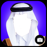 Saudi Man Photo Suit icon