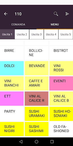Android application Isidoro POS screenshort