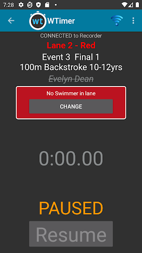 Wylas Timekeeper Screen 2