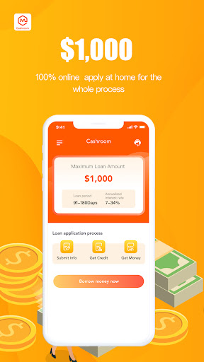 Android application CashRoom screenshort
