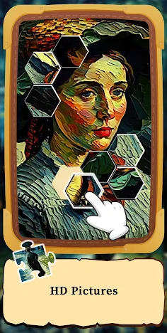 JigsortingRelaxPuzzle: Vincent - Screenshot 3