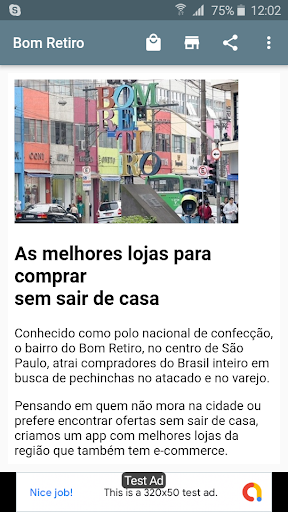 Android application Modas SP screenshort